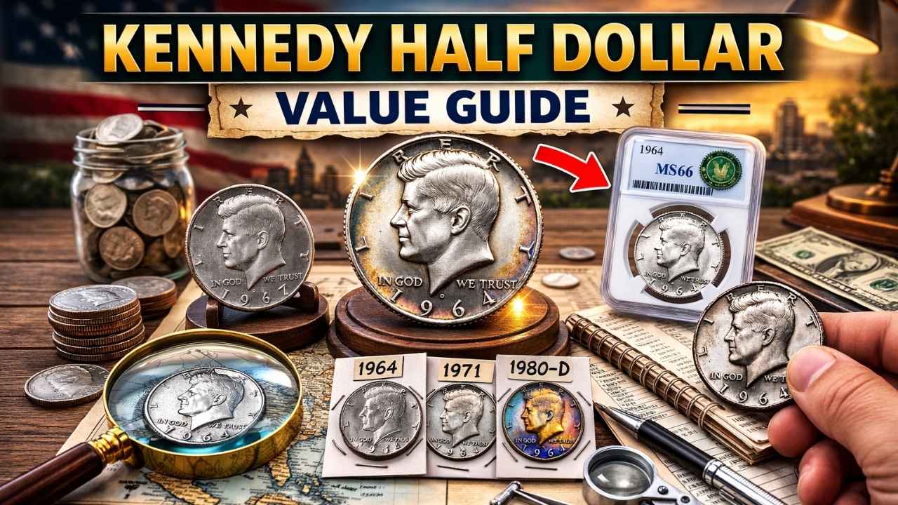 Kennedy Half Dollar Value Guide 2026: Rare Varieties, Price Trends & Collectors’ Insights