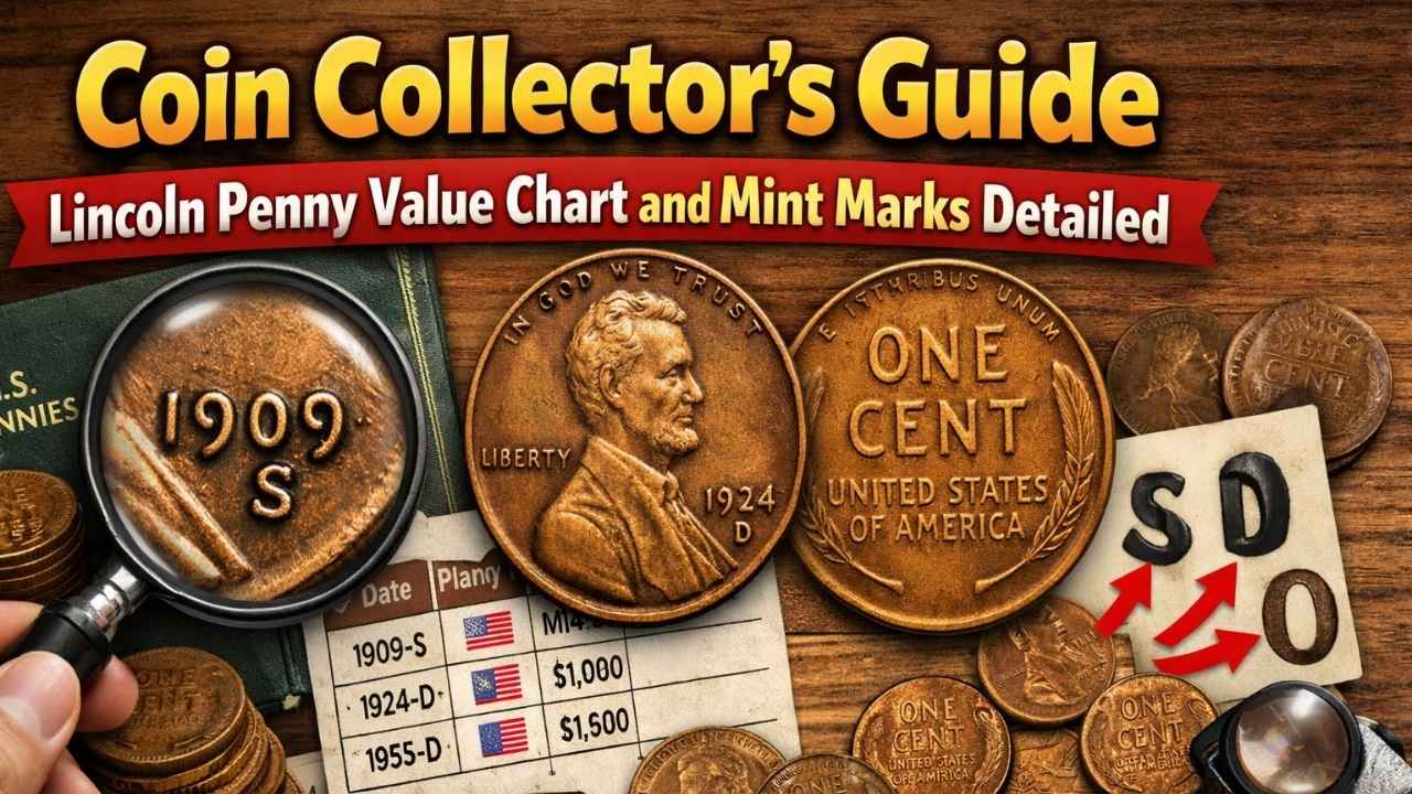 Coin Collector’s Guide 2026: Lincoln Penny Value Chart and Mint Marks Detailed